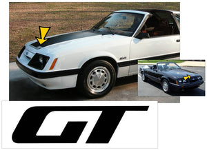 1985-86 Mustang GT Hood Decal