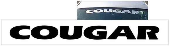 Cougar Windshield Decal - 3