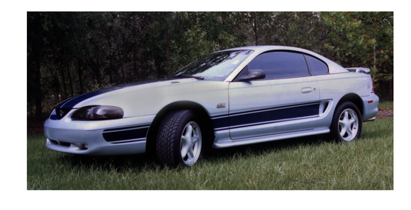 1994-98 Mustang Triple Side Stripe Decal Kit