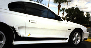 1994-98 Mustang GT Rocker Side Stripe Decal - No Name
