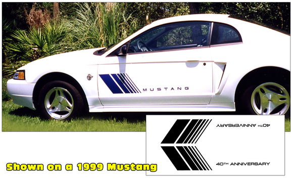 2004 Mustang Fader Decal Set - 40TH Anniversary