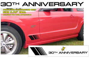 1994 Mustang Small Fader Decal Kit - 30TH Anniversary
