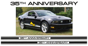 1999 Mustang Lower Rocker Side Stripes  Decal- 35TH Anniversary Name