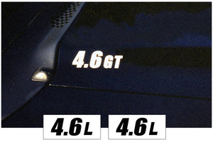 1994-98 Mustang Hood Cowl Decal Set - 4.6L Name