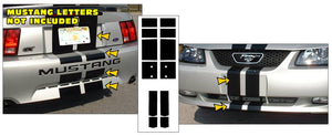 1999-04 Mustang Lemans Racing Stripes Decal - Valance Add-On Stripes