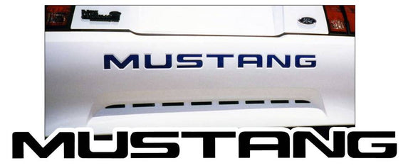 1999-04 Mustang Embossed Bumper Letter Decal