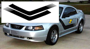 1999-04 Mustang Boss Side Stripe L Stripes Decal - No Name Cutout