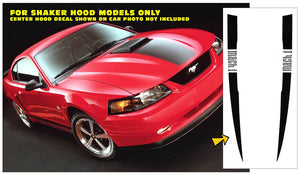 2003-04 Mustang Mach 1 Hood Spears Decal - MACH 1 Name