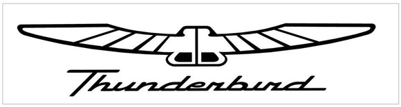 Ford Thunderbird Name and Bird Decal - 2.75