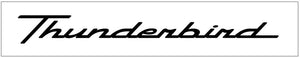 Ford Thunderbird Windshield Decal - 2.9" x 28"