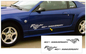 2004 Mustang 40TH Anniversary Pony Decal Set