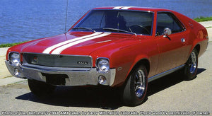 1968-69 AMX Go Pack Dual Racing Stripe Decal