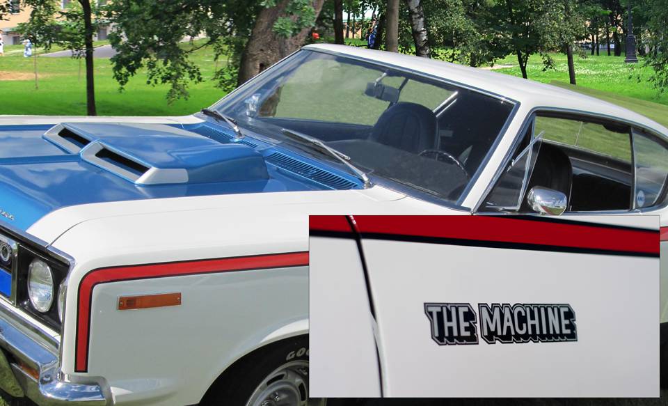 1970 AMC American Motors - The Machine - Fender Decal - 1.25