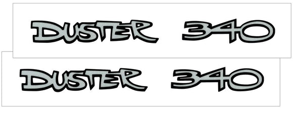 1970-72 Plymouth Duster Fender Decal Set - DUSTER 340