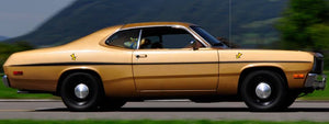 1971-74 Plymouth Gold Duster Side Stripe Decal Kit