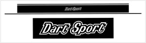 1974 Dodge Dart Sport Tail Panel Stripe Decal