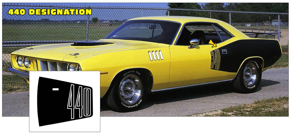 QG-352 1970-1/2 PLYMOUTH BARRACUDA - SPECIAL MID BODY STROBE STRIPE KIT QG-352 1970-1/2 PLYMOUTH BARRACUDA - SPECIAL MID BODY STROBE STRIPE KIT