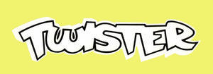 1971-73 Plymouth Duster Twister Trunk Decal - WHITE - 1.75" x 7.5"