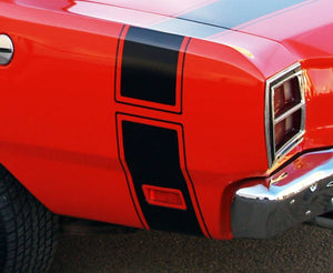 1969 Dodge Dart Bumble Bee Stripe Decal Kit - No Name