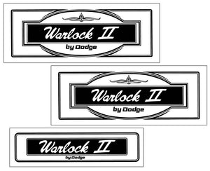 1979 Dodge Warlock II Truck Box and Tailgate Name Decals