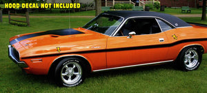 1970 Dodge Challenger Mid Body Stripe Decal Kit - No Designation