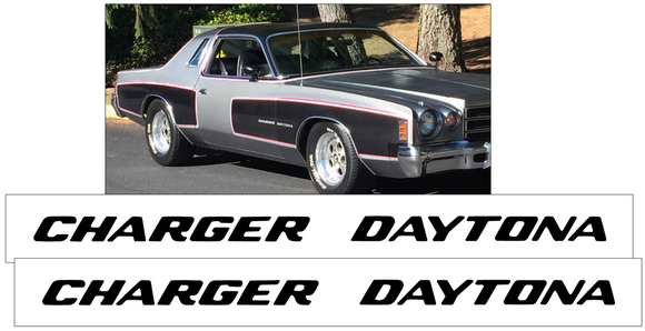 1977 Dodge Charger Daytona SE - CHARGER DAYTONA - Fender/Door Decal Set