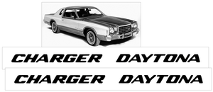 1975 Dodge Charger Daytona SE - CHARGER DAYTONA - Fender/Door Decal Set