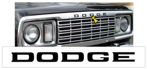 1977-78 Dodge Truck Grille Insert Letter Decal - DODGE