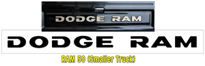 1981-83 Dodge Ram 50 - DODGE RAM - Tailgate Decal