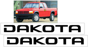 1987-03 Dodge Dakota - DAKOTA - Door Decal Set