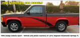1994-96 Dodge Dakota Truck - Sport Streak Stripe Decal Kit - Standard Cab - Graphic Express Automotive Graphics