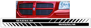 Dodge Lower Rocker MAGNUM Fader Stripe Decal Kit - 3" x 85"