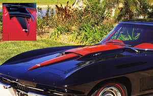 1967 Corvette C2 Big Block Stinger - Hood Paint Stencil Kit