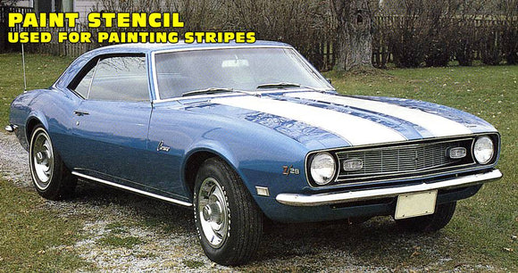 1967-68 Camaro Z28 Complete Paint Stencil