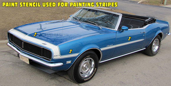 1968 Camaro SS Stripe - Paint Stencil Kit