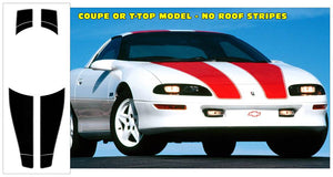 1998-02 Camaro & Z28 Stripe Decal Kit - COUPE or T-TOP - No Roof Stripes