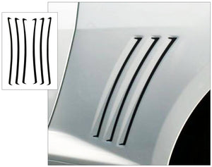 2010-15 Camaro Sculptured Side Body Vent Decal Accents