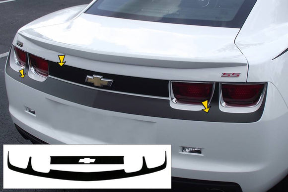 2010-13 Camaro Rear Bumper and Trunk lid Accent Decal Kit