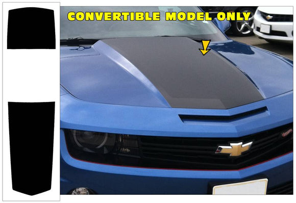 2010-13 Camaro Over The Car Stripe Decal Kit - Convertible - Solid Style