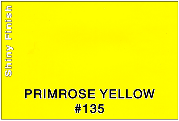 COLOR SAMPLE - 3M PRIMROSE YELLOW #135 (PYE)