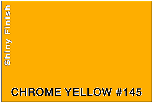 COLOR SAMPLE - 3M CHROME YELLOW #145 (CYE)