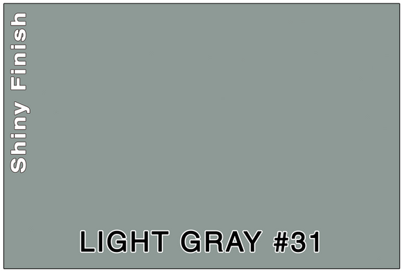 COLOR SAMPLE - 3M LIGHT GRAY #31 (LG)