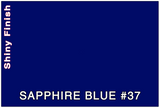 COLOR SAMPLE - 3M SAPPHIRE BLUE #37 (SBL)