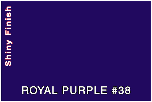 COLOR SAMPLE - 3M ROYAL PURPLE #38 (RPL)