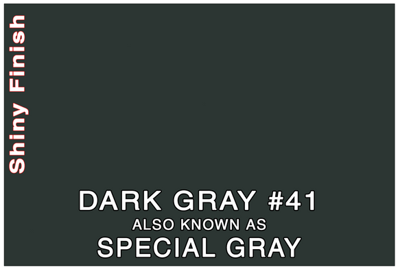 COLOR SAMPLE - 3M DARK GRAY / SPECIAL GRAY #41 (DKG)
