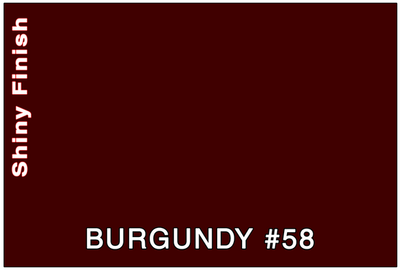 COLOR SAMPLE - 3M BURGUNDY #58 (BRG)