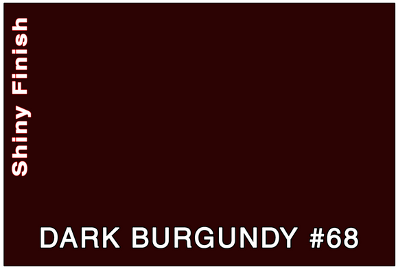 COLOR SAMPLE - 3M DARK BURGUNDY #68 (MN)
