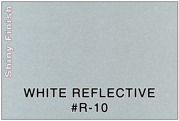 COLOR SAMPLE - 3M WHITE REFLECTIVE #R10 (WH-R)