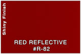 COLOR SAMPLE - 3M RED REFLECTIVE #R82 (RD-R)