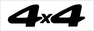 Ford Truck 4x4 Decal - 3.5" x 12"